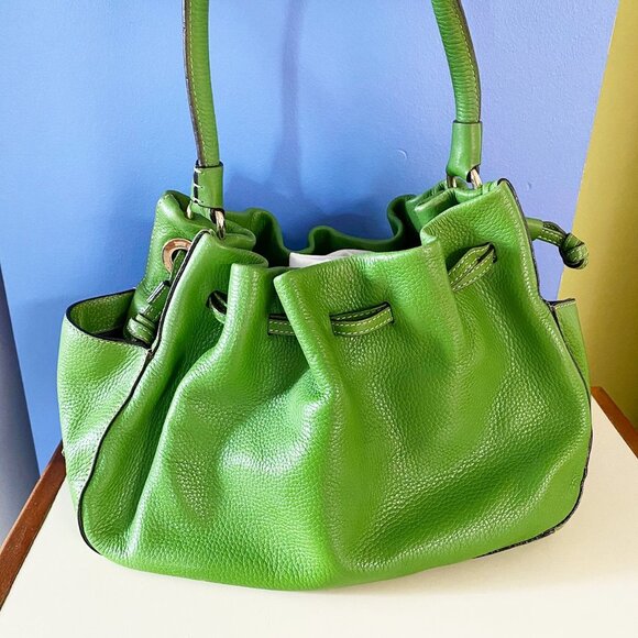 Kate Spade Drawstring Large Green Bag - Picture 4 of 11